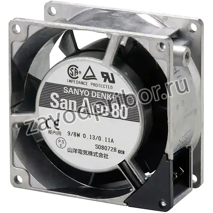 Вентилятор Sanyo Denki 109-154 230V 0.06/0.05A 9/8W 80x38 2pin