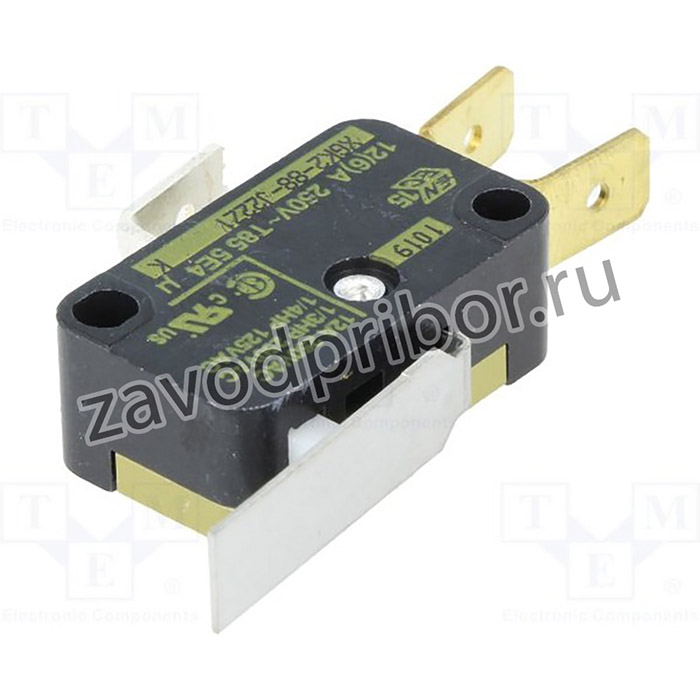 XGK2-88-J22Z1, Переключатель микропереключатель SNAP ACTION, с рычагом, SPDT, 12A/250ВAC