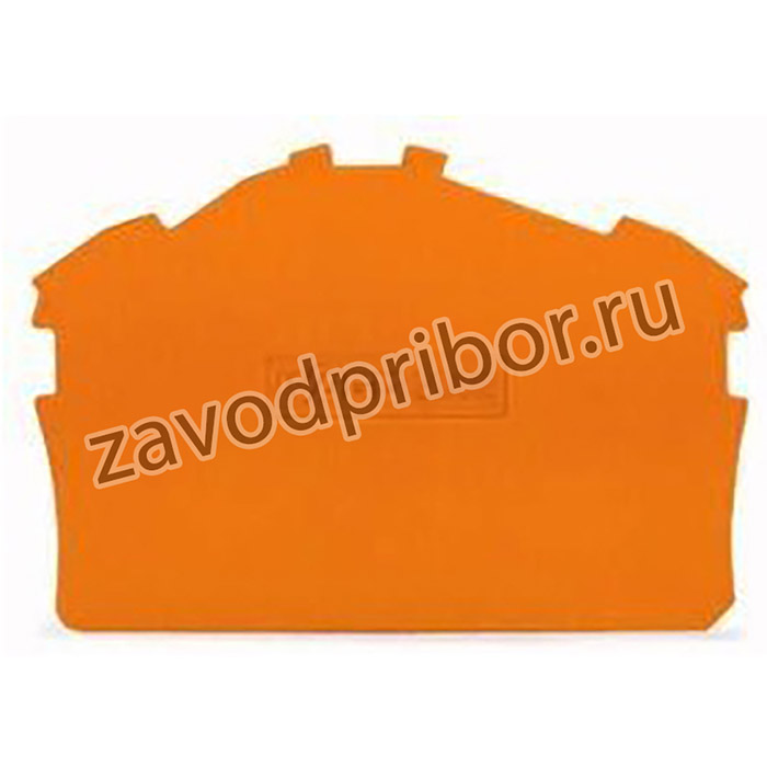 Пластина торцевая и промежут. 0.8мм оранж. WAGO 2002-6392
