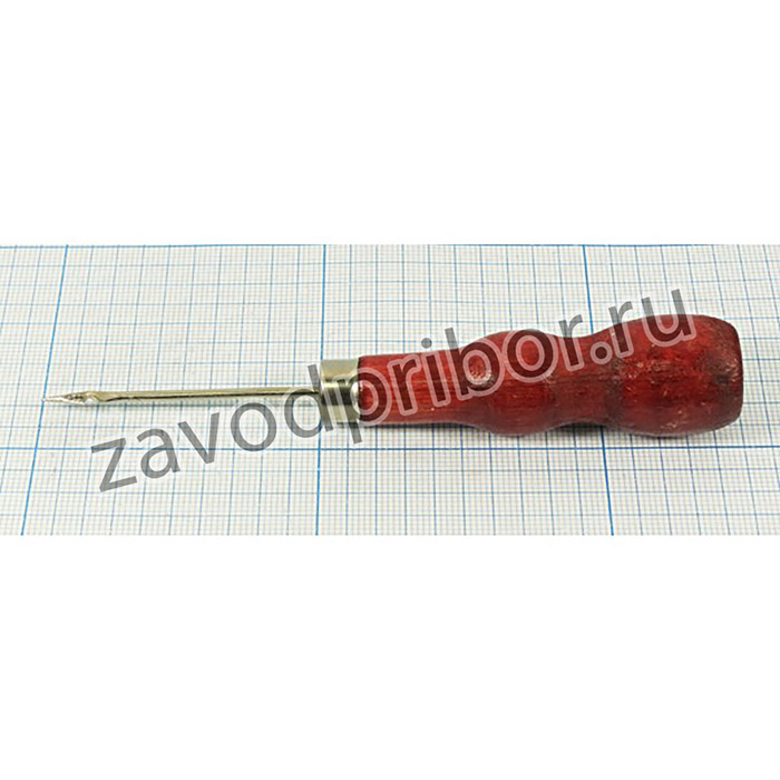 Шило с крючком\d2,0x75\ деревянная ручка\; шило с крючком\d2,0x75\\\дер руч\