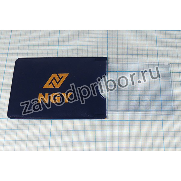 Лупа Френеля в футляре кратностью 2*, прямоугольной формы 54x 85мм; лупа 2*\ 54x 85мм\\\NGY №804\Френеля в футляре