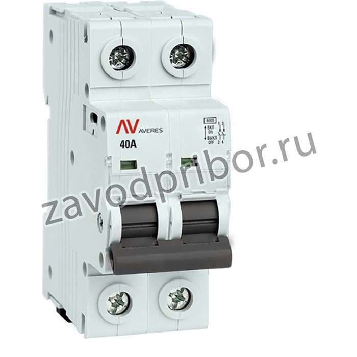 avn-2-40-av, Выкл. нагрузки AVN 2P 40A EKF AVERES