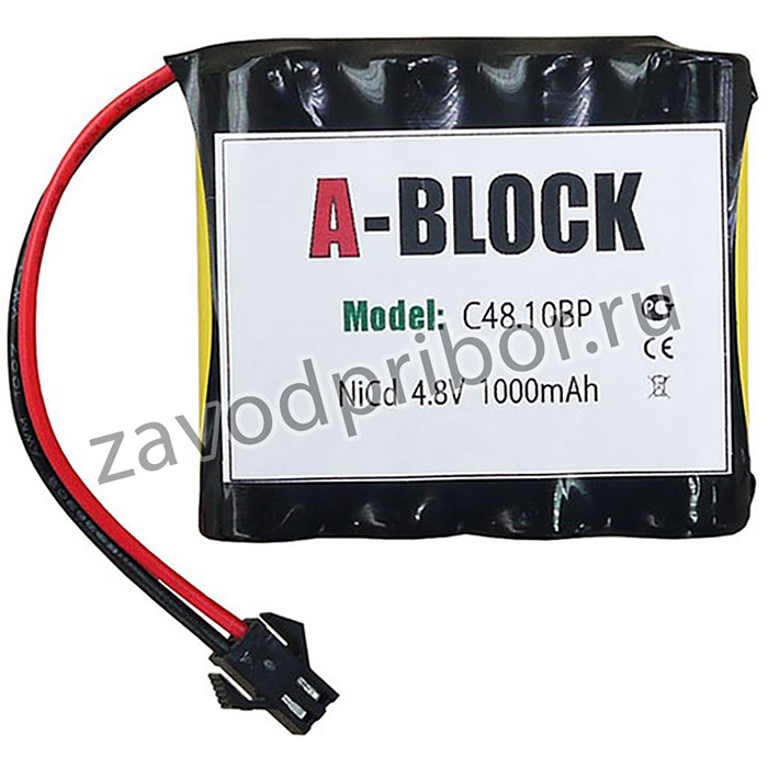 A-BLOCK C48.10BP, Аккумуляторная сборка NiCd 4.8V 1000mAh