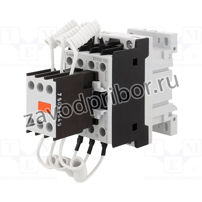 BFK0910A230, Контактор: 3-полюсный, Применение: для конденсаторов, Q2: 9кВАР