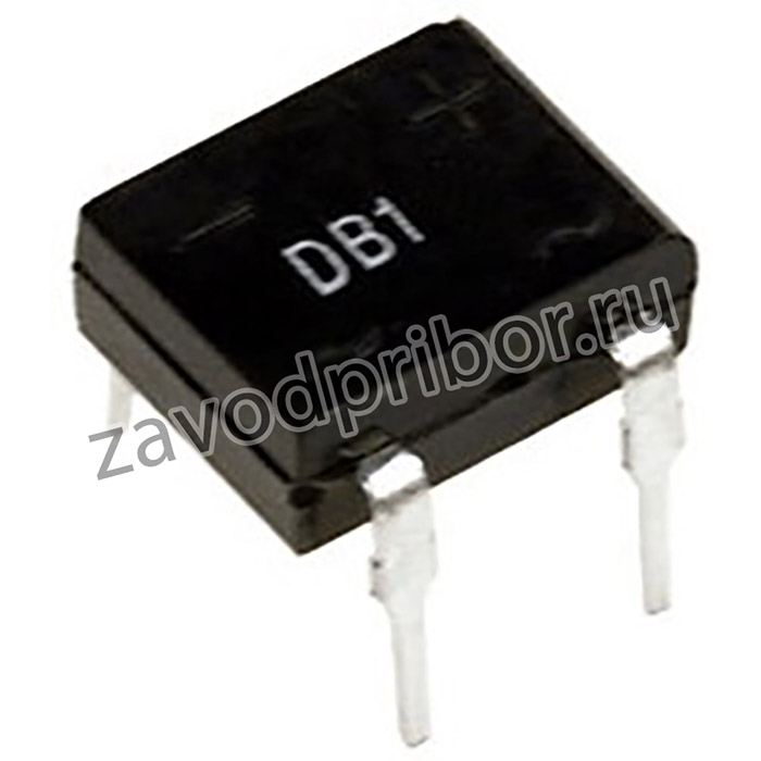 DB105, выпрямительный диодный мост, 600В, 1A (DB)