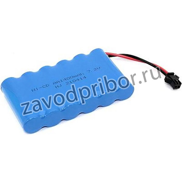 (082371) аккумулятор Ni-Cd 7.2V 1400 mAh AA Flatpack разъем SM