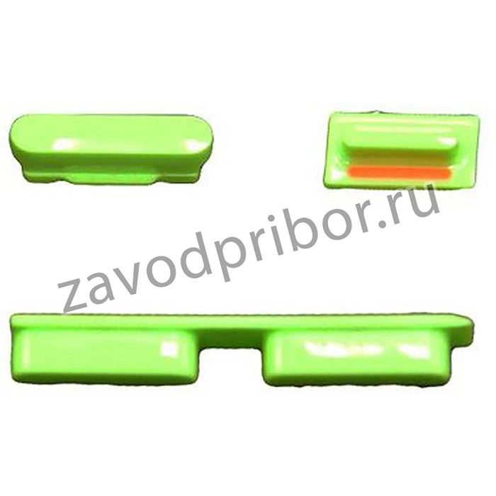 Комплект кнопок для Apple iPhone 5C ON-OFF, громкости, режимов звонка зеленый