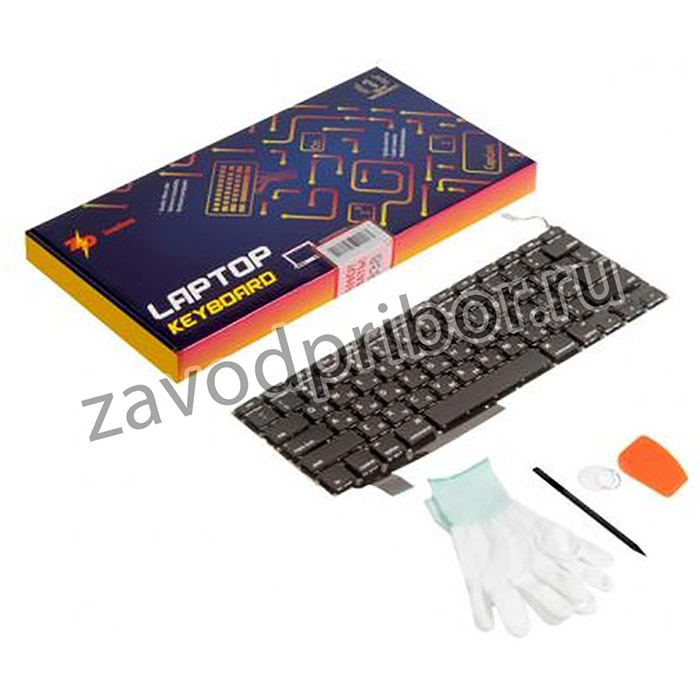 (A1286 straight enter RUS) клавиатура для Apple MacBook Pro 15 A1286 Mid 2009 - Mid 2012 с SD (ZeepDeep Haptic) прямой Enter RUS РСТ