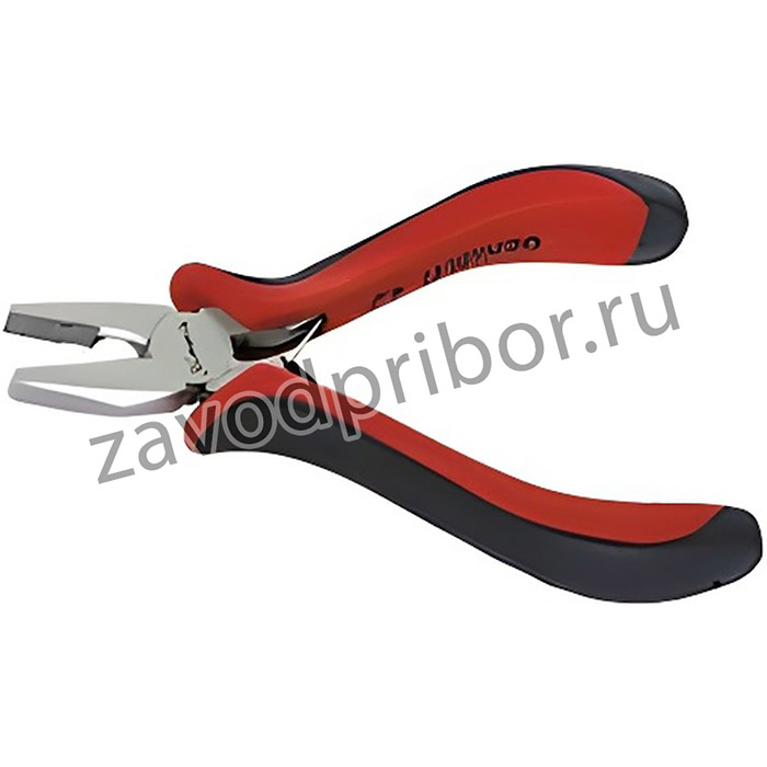 17816, Плоскогубцы Mini, 130 мм, никелированные, авторазжим, двухкомпонентные рукоятки// Matrix