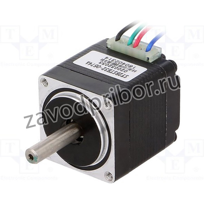 POLOLU-1205, Двигатель: шаговый, 3,8ВDC, Ось: D профиль, макс.58,6мНм, 670мА