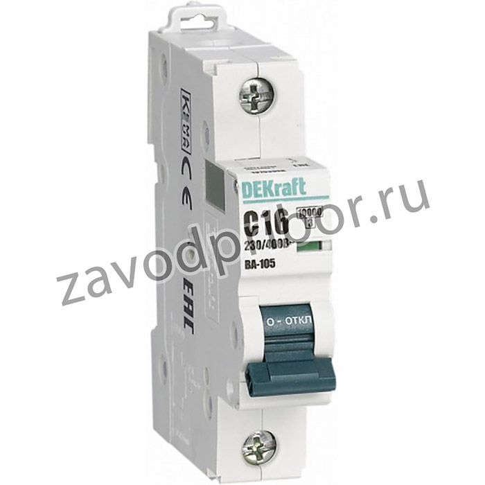 DEKraft Автоматический выключатель ВА105-1P-006A-B