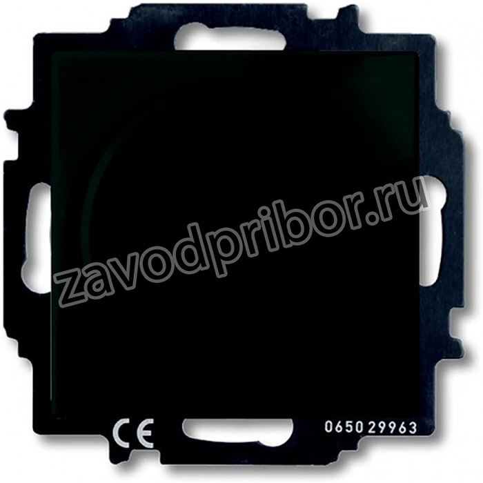 ABB BJB Basic 55 Шато (чёрн) Светорегулятор поворотно-нажимной 60-400 Вт для л/н