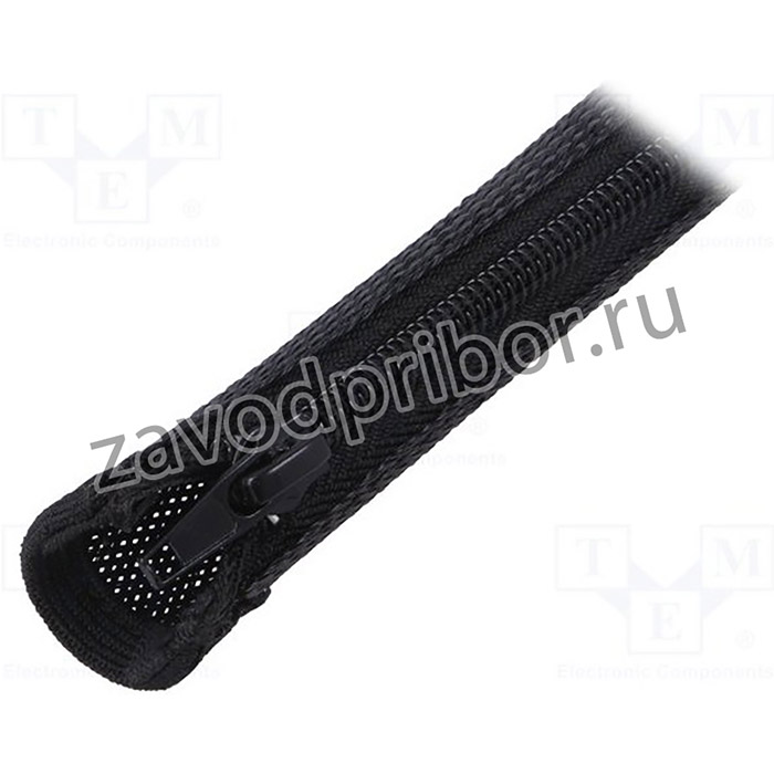 PC-KAB0046, Оплетка, полиэфир, черный, 50-150°C, Характеристики: многоразовая