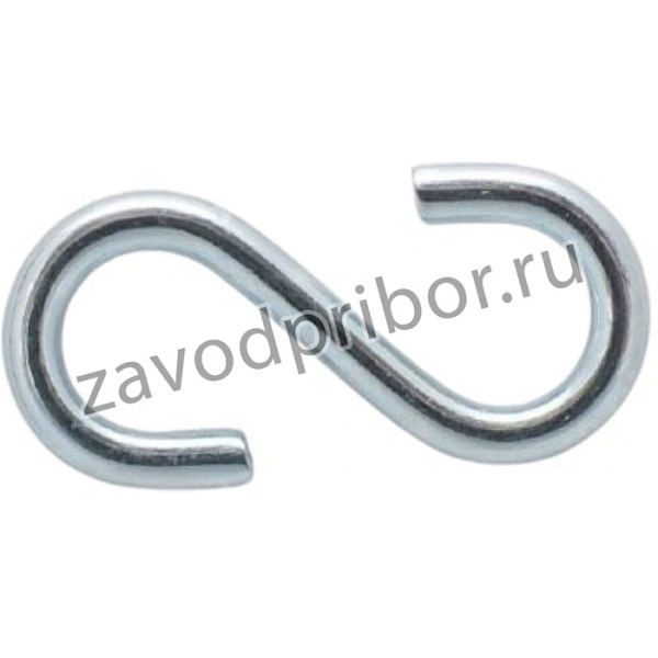 Крюк S-обр. Zn 5 х 50 4 шт. 13 7653 1