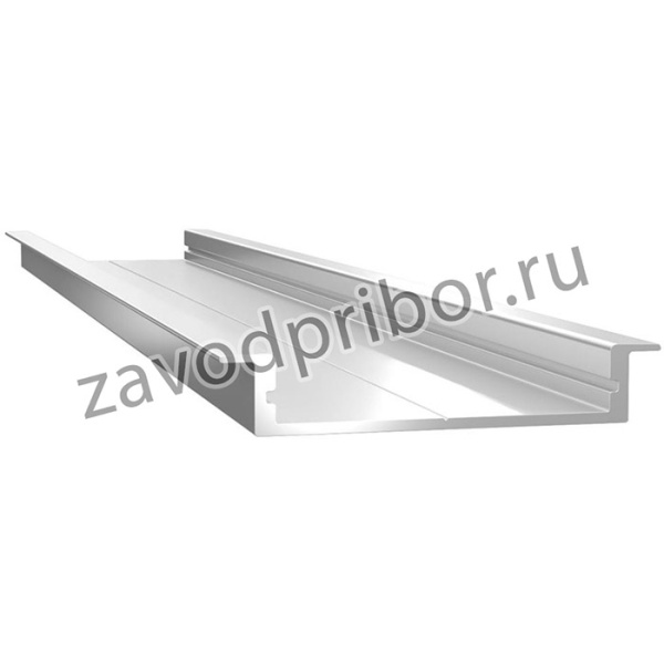 Алюминиевый профиль встраиваемый ALS-4007 anod 2.0 без экрана 50212-2