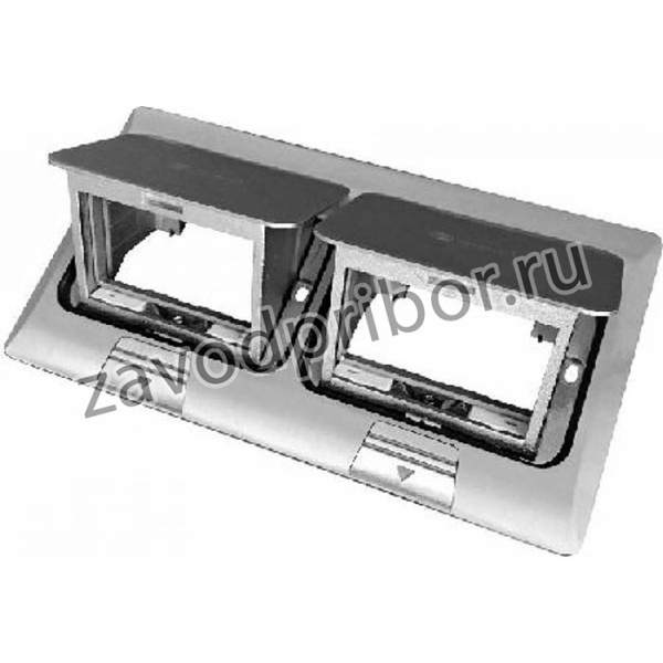 Люк в пол LUK/2x1.5ST на 2x1,5 поста, в комплекте с коробкой и суппортом, сталь 70026