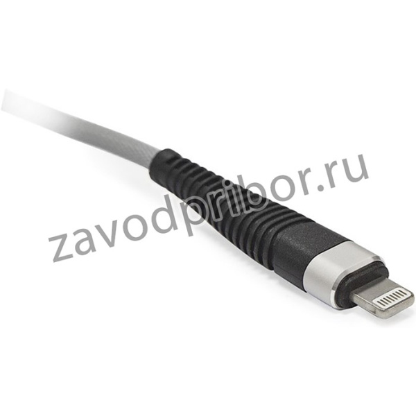 Кабель CBR CB 501 Silver, USB to Lightning, 2,1 А, 1 м, цветная коробка