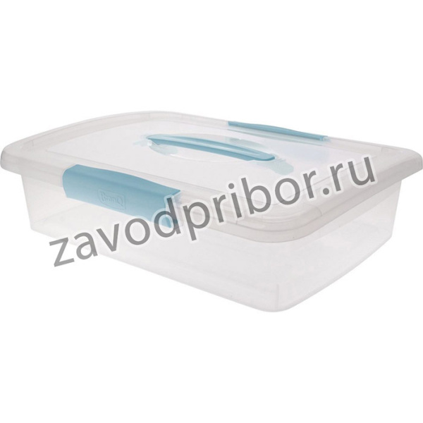 Ящик для хранения Laconic с защелками и ручкой 5 л прозрачный BQ2521НБСПР