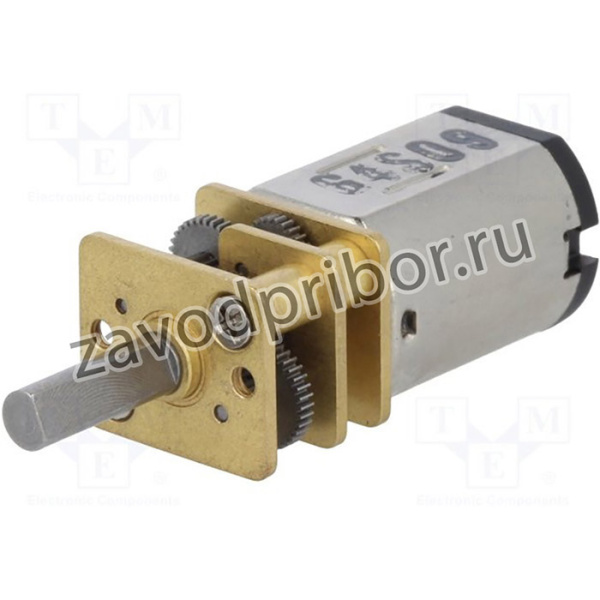 POLOLU-3068, Двигатель: DC, с редуктором, HPCB 6V, 6ВDC, 1,5А, Ось: D профиль
