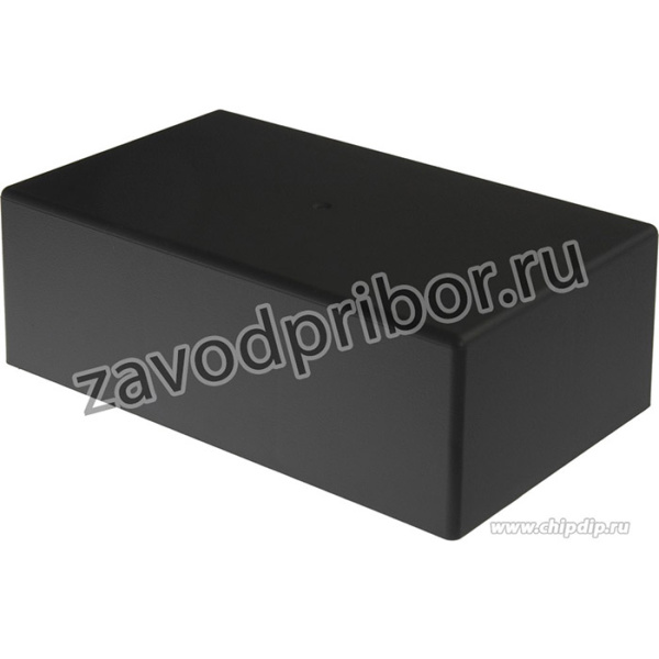 G1037BA, Корпус для РЭА 189х113х63.9, пластик, черный, алюминиевая панель