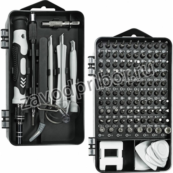 НАБОР ПРЕЦИЗИОННЫХ ОТВЕРТОК 115 ПРЕДМЕТОВ 0033-115