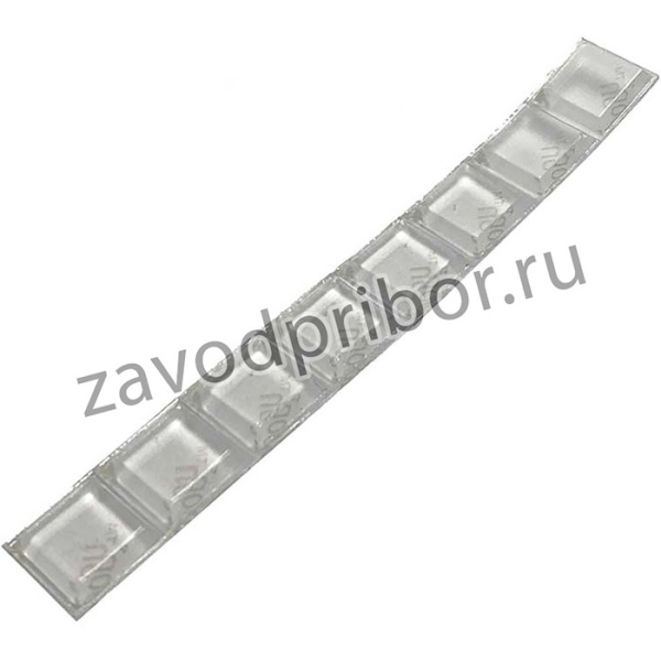 SJ5308, Ножки клейкие прозрачные 12,7 х 3,1 мм квадрат 8 шт