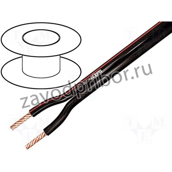 TSK1013-0.75, Акустический кабель для автомобилей, black 2x0.75мм2