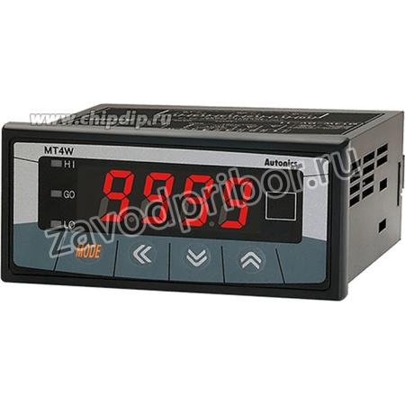 MT4W-AV-41 RY-N вольтметр Uперем.тока 0-1В...500В, 12-24VDC, 96х48 мм, выход реле