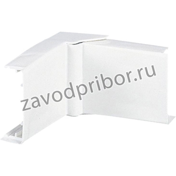 Угол для кабель-канала внутренний/внешний изменяемый для мини-плинтусов DLPlus 40х20 бел. Leg 030281