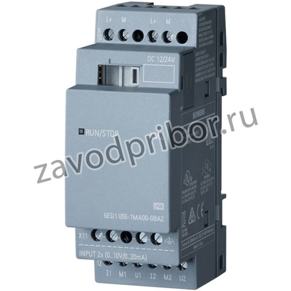 Модуль расширения LOGO! AM2 AI 2AI, 0-10В/ 0...4-20мА 6ED10551MA000BA2