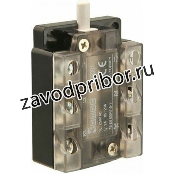 Минивыключатель винтовой 1НО+2НЗ K25001V