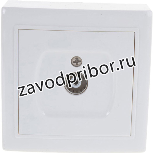 V01-31-T11-S Розетка 1-мест. TV бел, Solar 9849