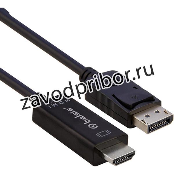 BW8805, Кабель-адаптер DisplayPort - HDMI 4K*2K, 1,8 м, чёрный