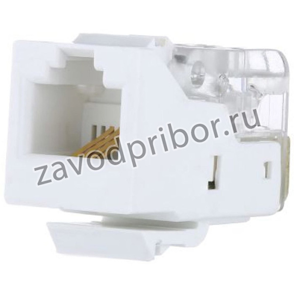 Механизм розетки телефонной RJ-12 6 контактов белый LK45 855600