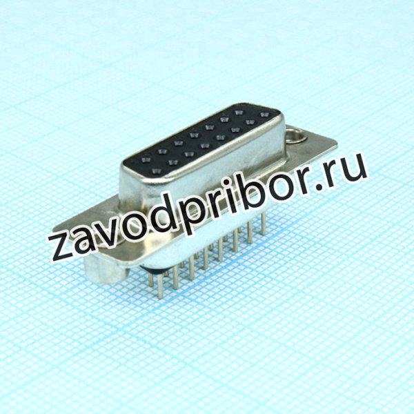 DD-15SNT-M-CE (DS1034-15FBNSi26), мама для верт.монтажа на плату с гайкой 3,8мм