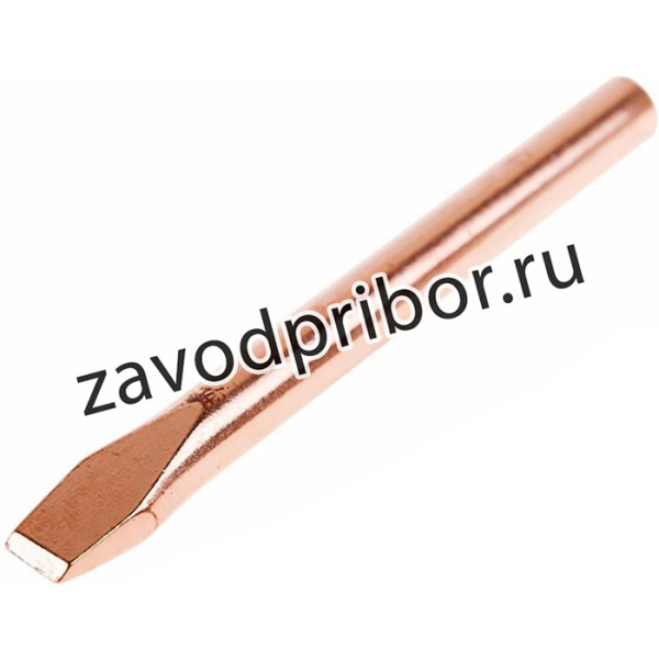 12-9944, Жало для паяльника медное ЭПСН, _6,8мм, тип плоский, блистер