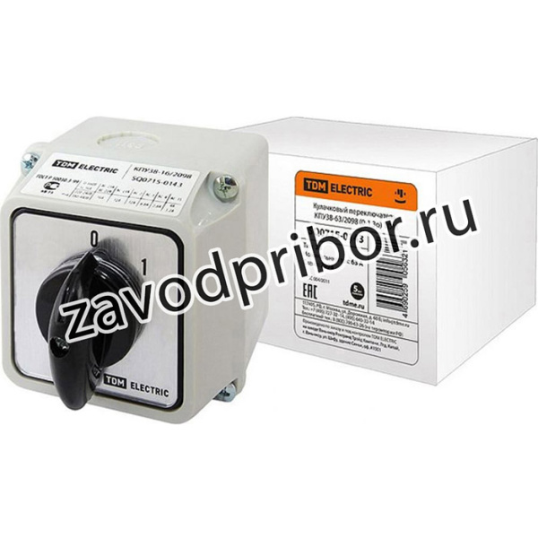 Кулачковый переключатель КПУ38-63/2098 0-1 3р SQ0715-0143