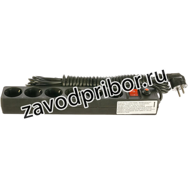 Сетевой фильтр ПВС 3*0,75 черный 10м 967U-4010