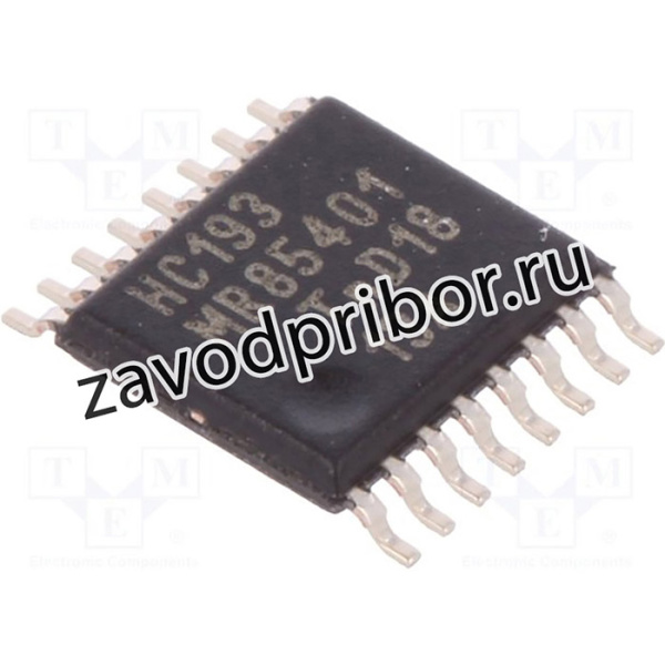 74HC193PW.112, IC: цифровая; 4bit,двоичный счетчик прямого / обратного счета