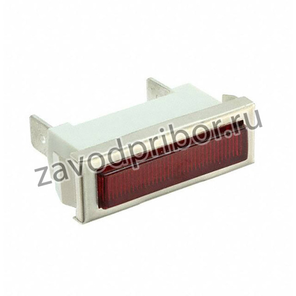 31G18-2111T, Panel Mount Indicator Rectangle INC 28V Tab 1/4 Red