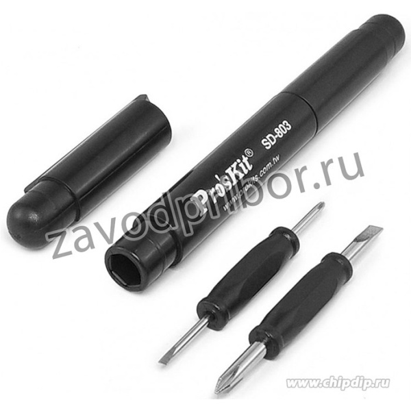 SD-803 (1шт), Отвертка-авторучка прецизионная 4 в 1