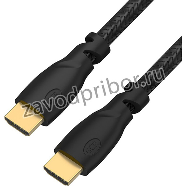 GCR-HM811-5.0m, GCR Кабель 5.0m HDMI 2.0, нейлон, HDR 4:2:2, Ultra HD, 4K 60 fps 60Hz/5K*30Hz, 3D, AUDIO, 18.0 Гбит/