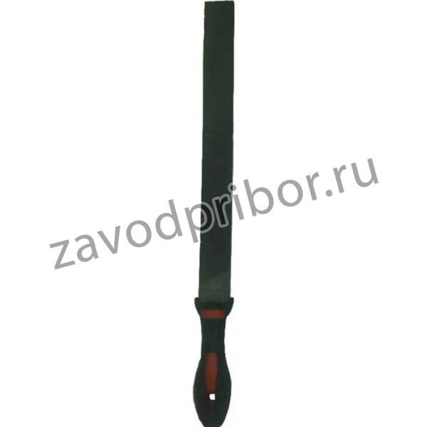Напильник плоский, прямой L=250мм, насечка №3 мелкая , по 4м сторонам, с ручкой PVC 3713250