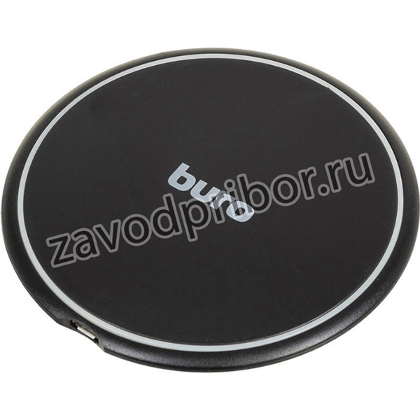 Беспроводное зар./устр. Buro QF3 10W 1.1A (QC) черный (QF3A10BK)