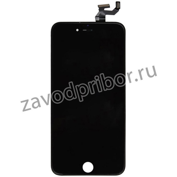Дисплей (экран) в сборе с тачскрином для Apple iPhone 6S Plus черный (Zetton) олеофобное покрытие
