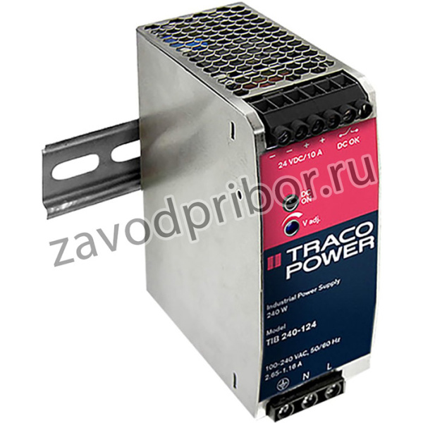 TIB 120-124, TIB AC-DC Switching Power Supply DIN Rail Power Supply, 85 264V ac ac Input, 24V dc dc Output, 5A