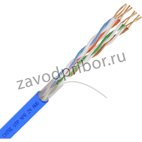 Кабель ОМЕДНЕННЫЙ NL-CCA UTP 4PR 24 AWG CAT5е 305м ВНУТРЕННИЙ СИНИЙ УТ-00000569