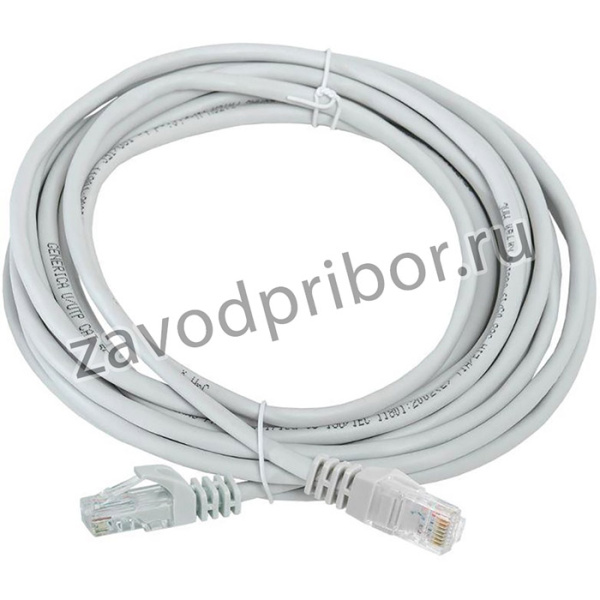 Патч-корд UTP кат.5e 5м сер. GENERICA PC01-C5EU-5M-G