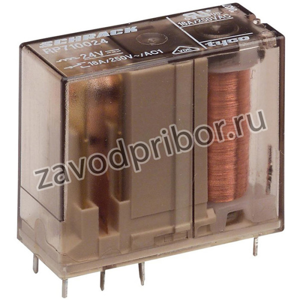 9-1393230-5, Реле питания, SPDT, 24 В DC, 12 А, RPII/1, Сквозное Отверстие, Без Защелки