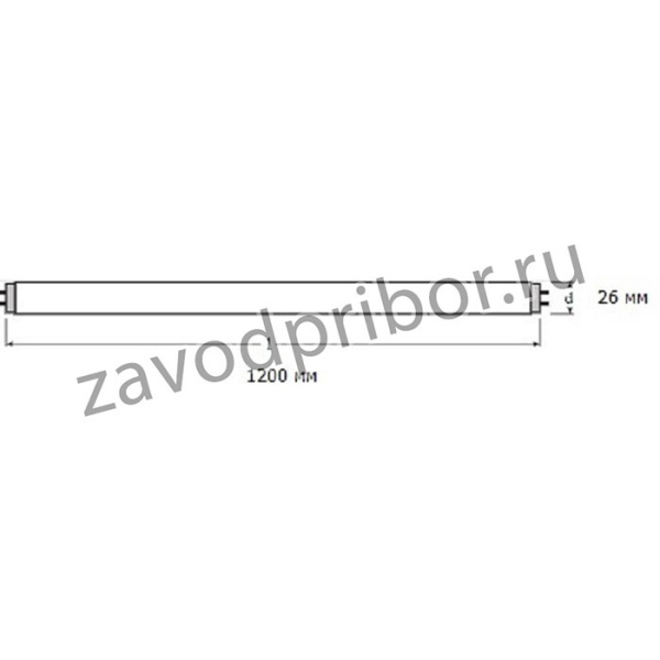Лампа люминесцентная Osram Lumilux L 36W/840 G13 4000К хол.бел. 25шт